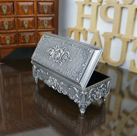 metal alloy jewelry box|metal jewelry box for women.